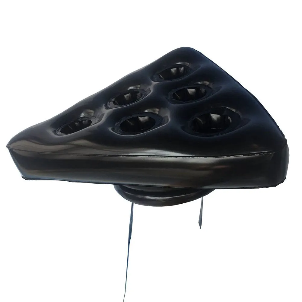 6-Hole Inflatable Hat Floating Cup Holder Swim Pool Party Supplies for Beer Pong