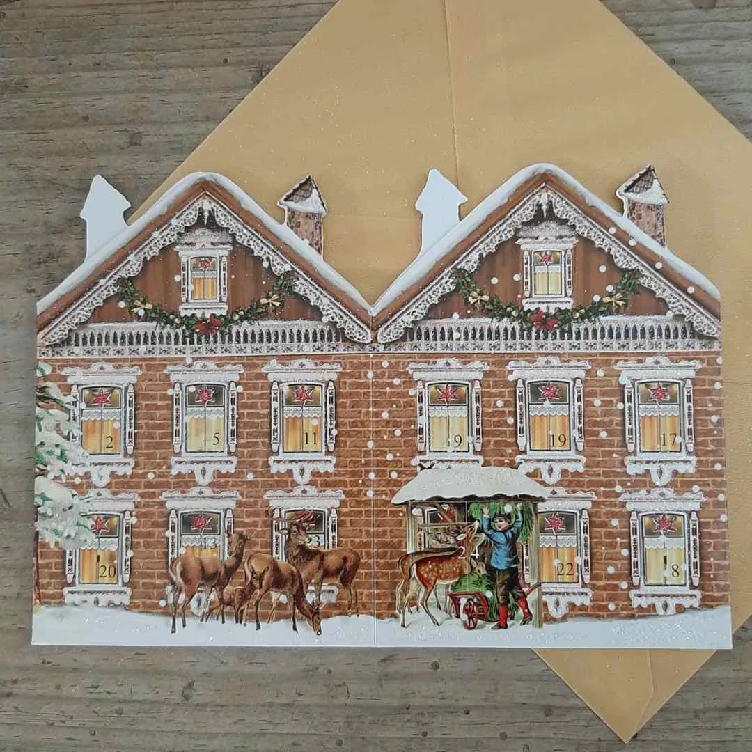 Advent Calendar Lantern - Victorian House