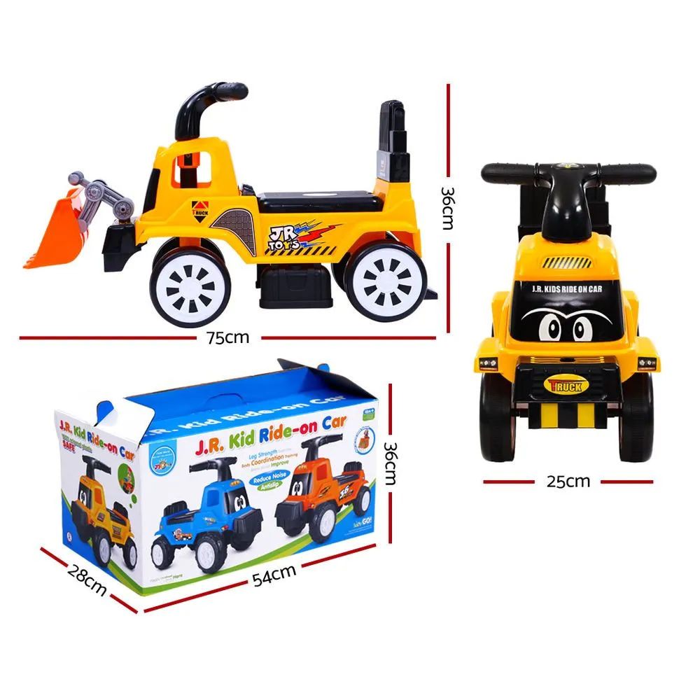 Best Ride On Bulldozer Digger Toddler Foot to Floor | Kids Work Style Truck Yellow