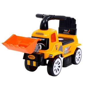 Best Ride On Bulldozer Digger Toddler Foot to Floor | Kids Work Style Truck Yellow