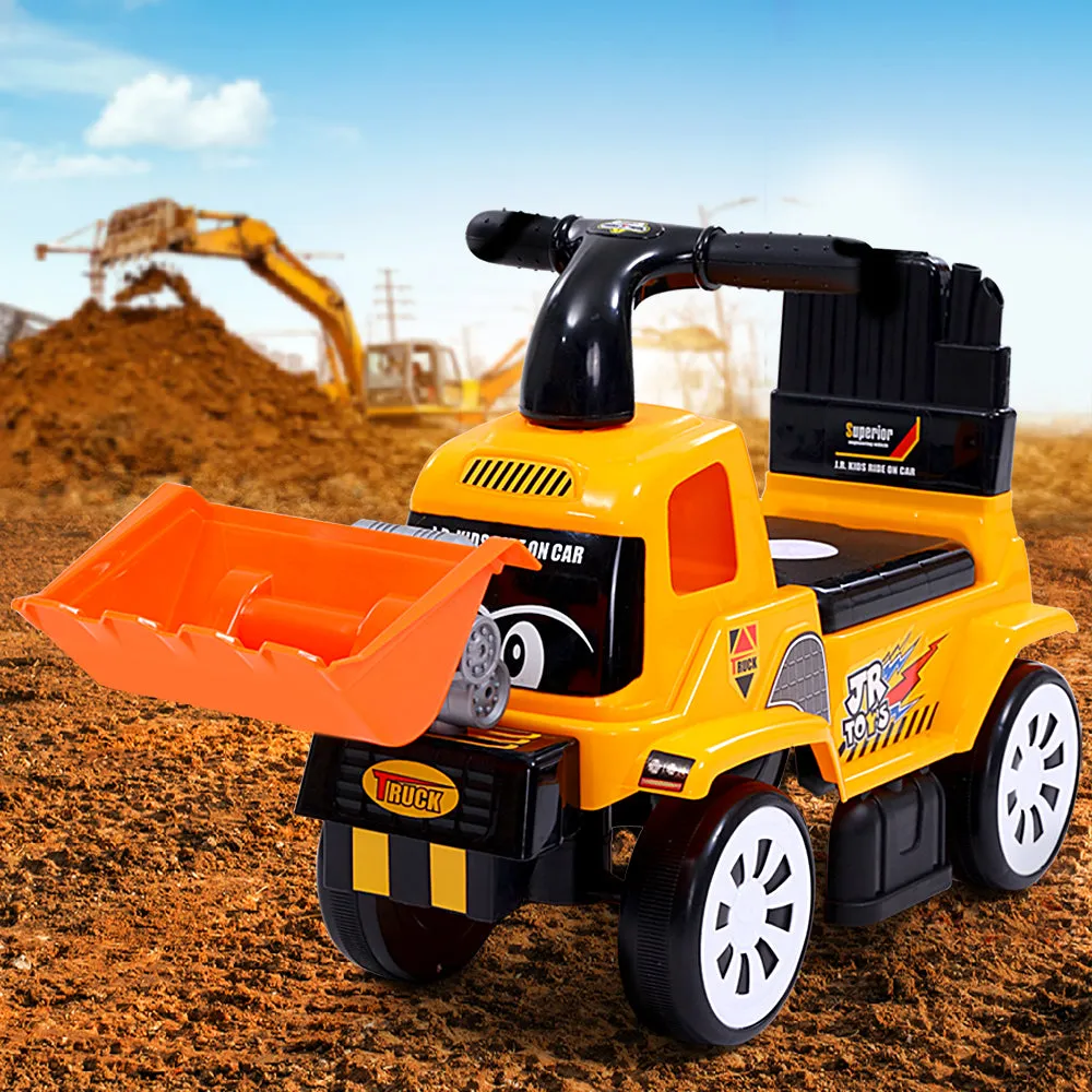 Best Ride On Bulldozer Digger Toddler Foot to Floor | Kids Work Style Truck Yellow