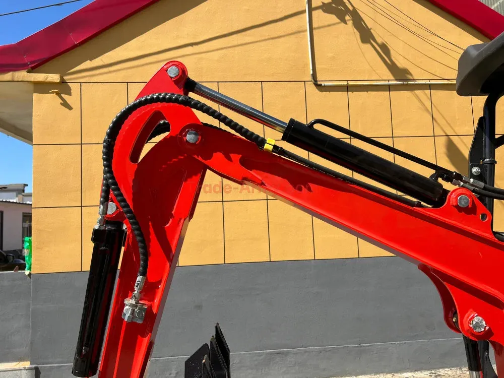 Burly 1.7-Ton Mini Excavator with Kubota D722 Engine
