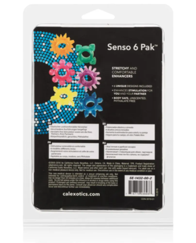 Calex ''Senso'' 6Pack C/Ring Set -Multi