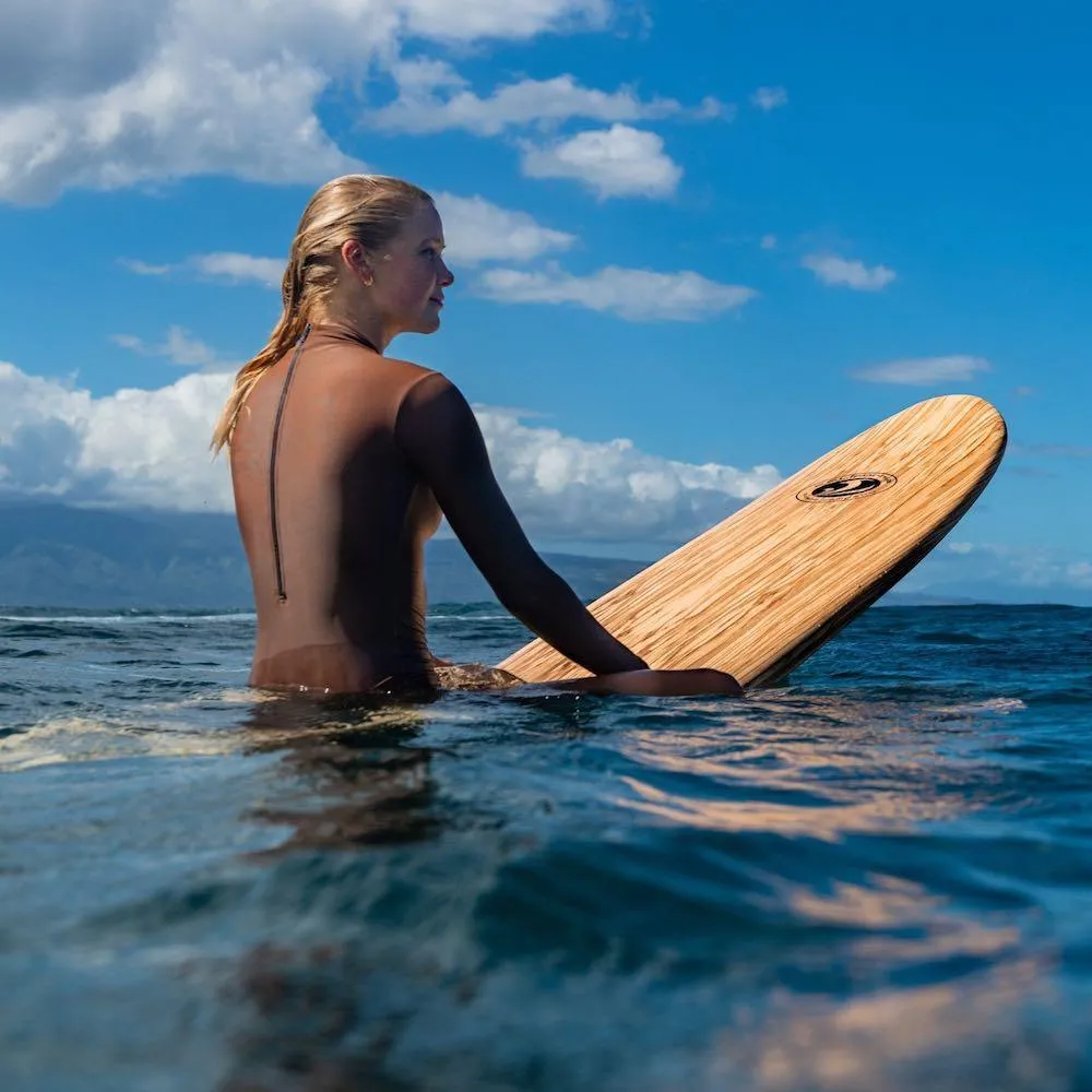 California Board Company CBC  Mini Mal Soft Surfboard 8ft Wood Grain