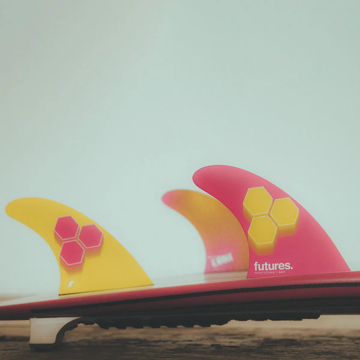 Futures - THRUSTER - AM3 HC - PINK/YELLOW - Small