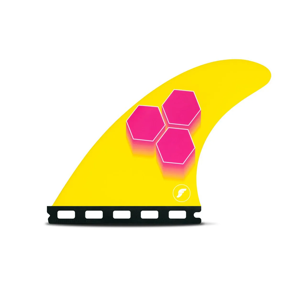 Futures - THRUSTER - AM3 HC - PINK/YELLOW - Small