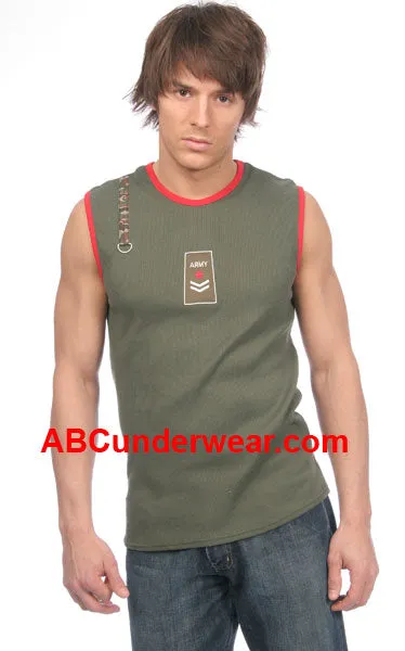 Gregg Homme  Army Muscle Shirt - Closeout