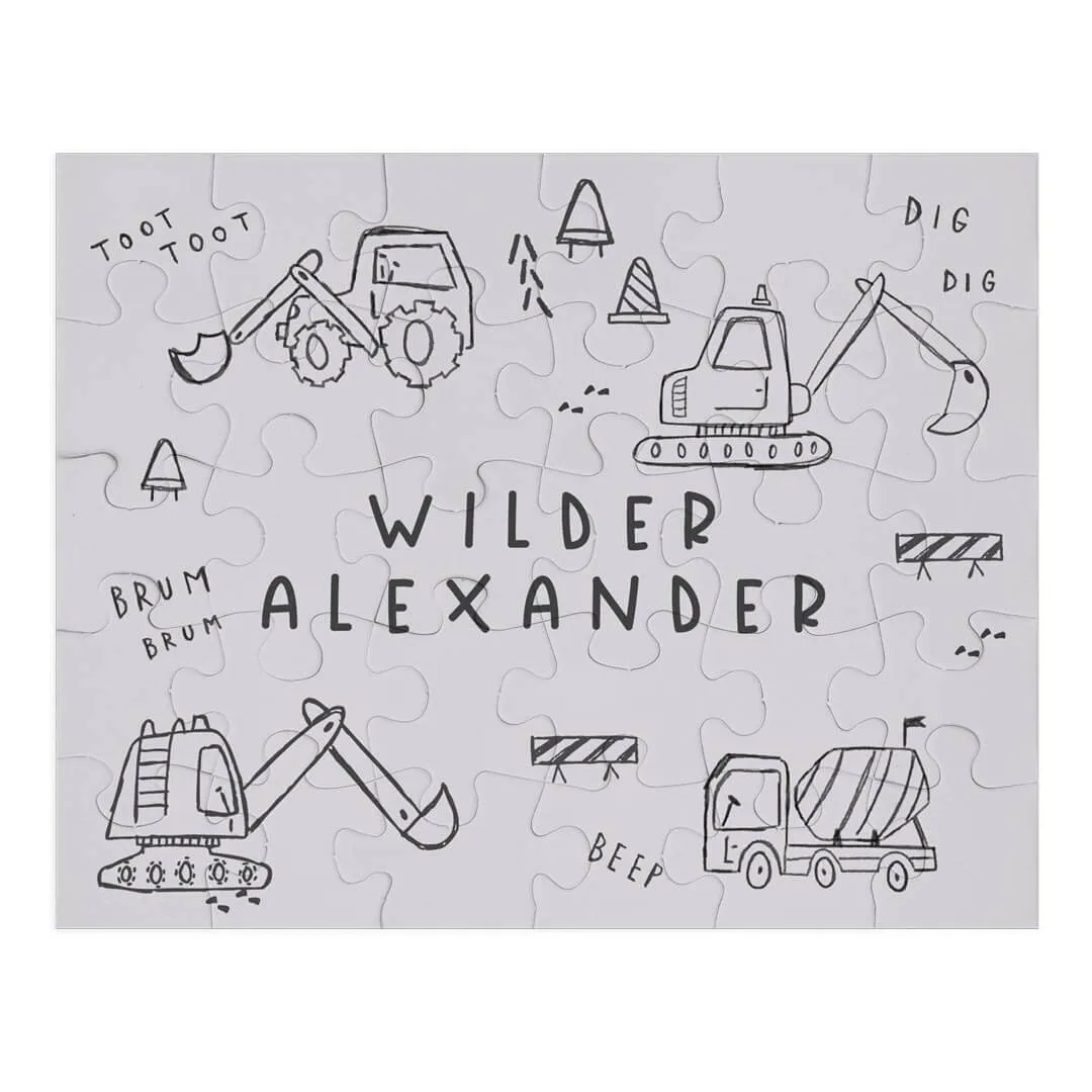 Kids Personalized 30 Piece Puzzle | Doodle Dozers
