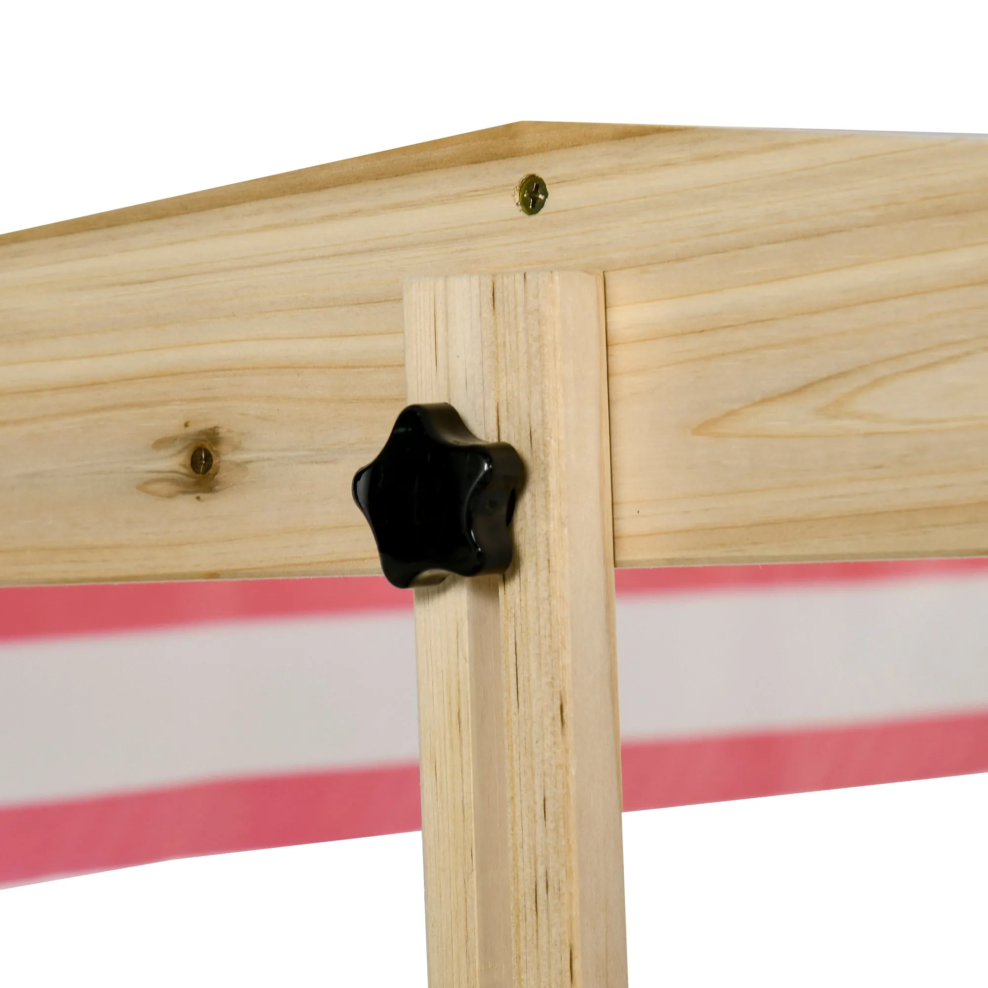 Kids Wooden Sand Pit with Adjustable Canopy Cover
