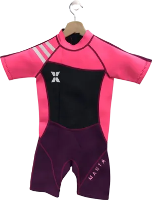 Manta Pink and Purple Short Sleeve Wetsuit XL