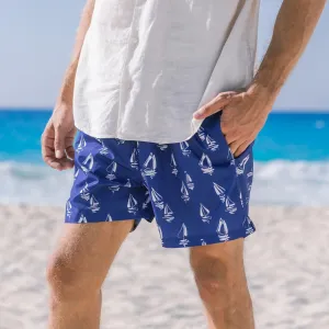Men summer swimwear Boats