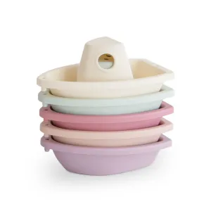 Mushie Bath Boats - Petal