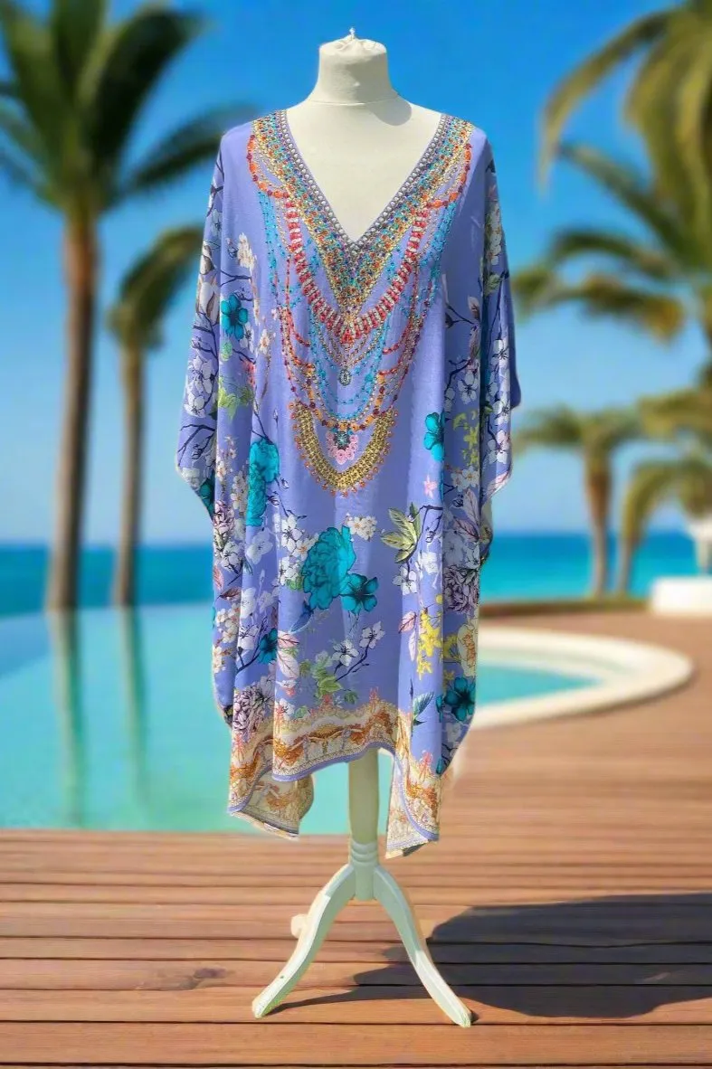 ORIENTAL LILAC KAFTAN