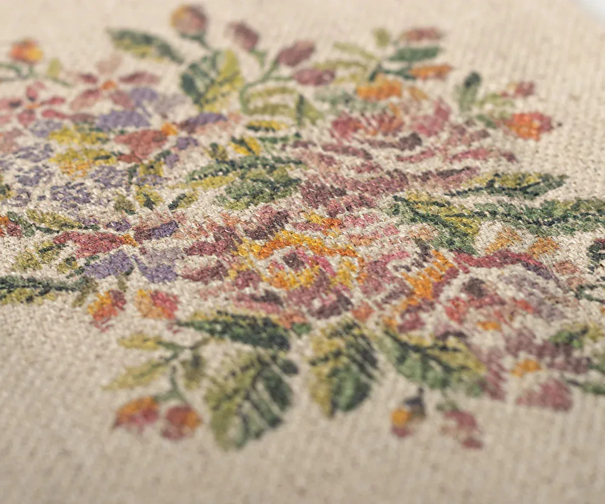 Rug w/Flowers - Large