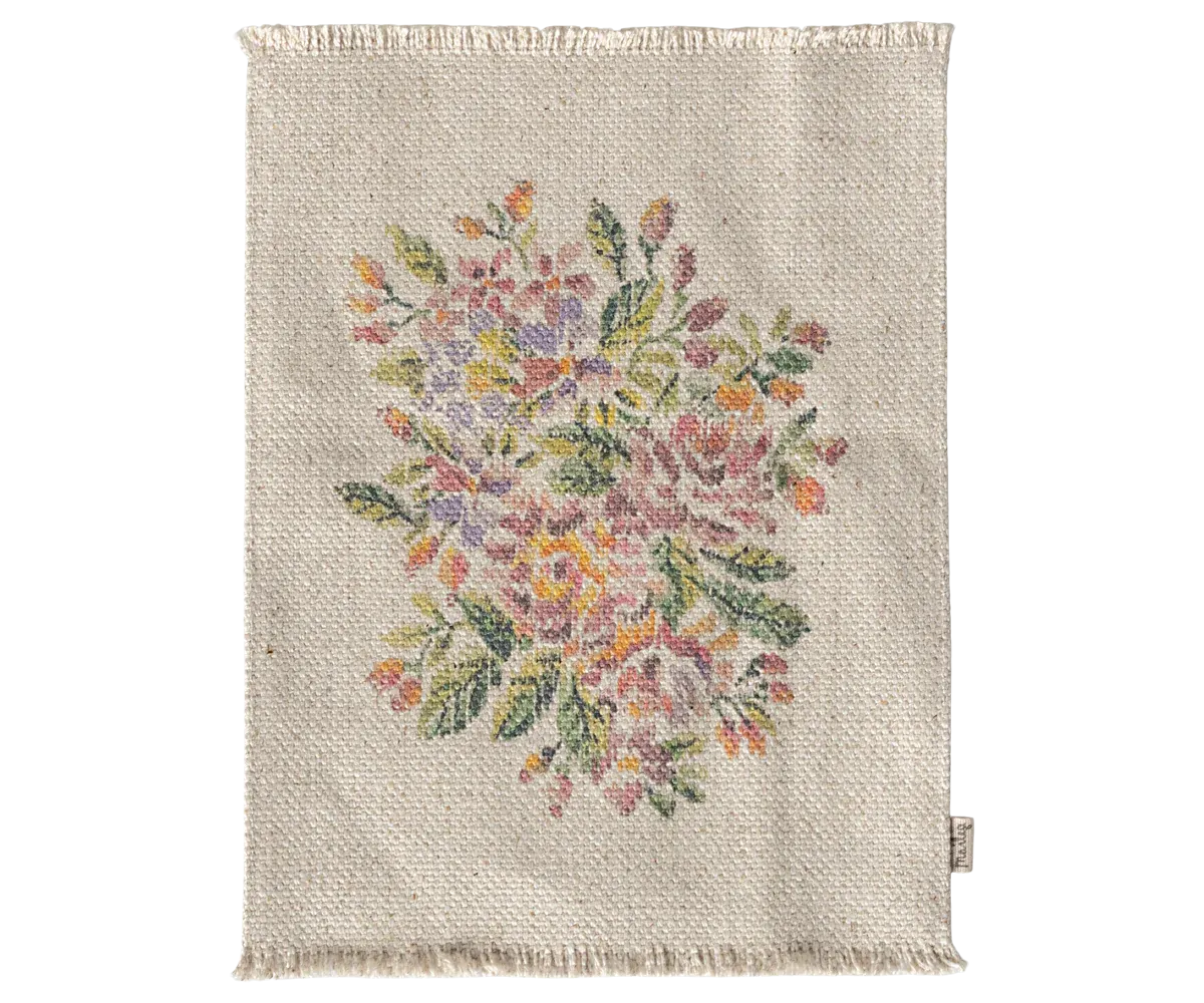 Rug w/Flowers - Large
