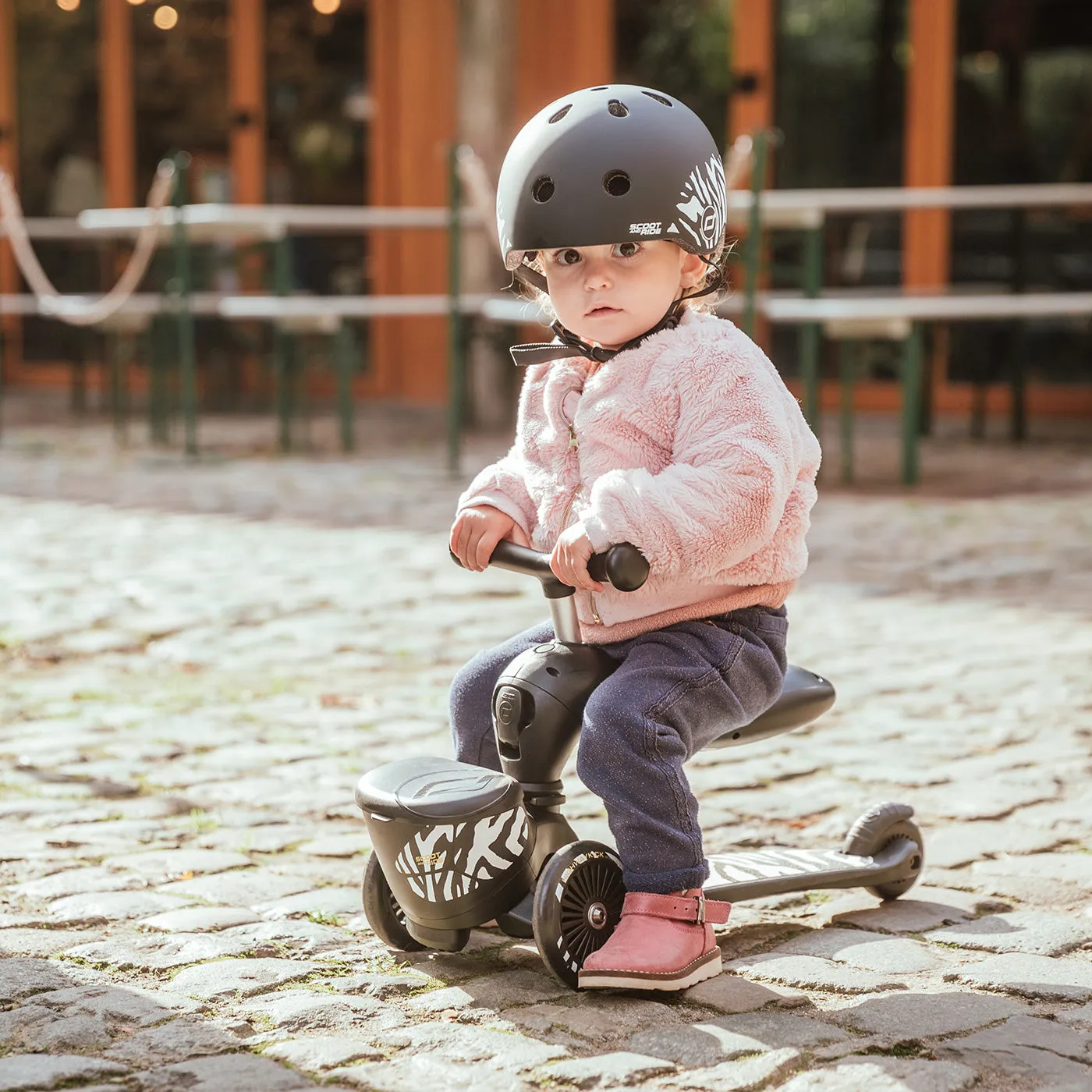Scoot and Ride 2 in 1 Balance Bike / Scooter - Highway Kick 1 Lifestyle in Zebra