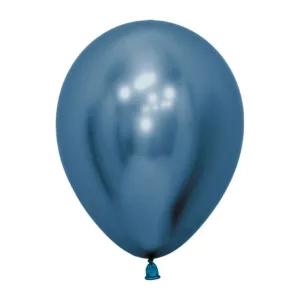 Sempertex 30cm Reflex Blue Balloons 12PK