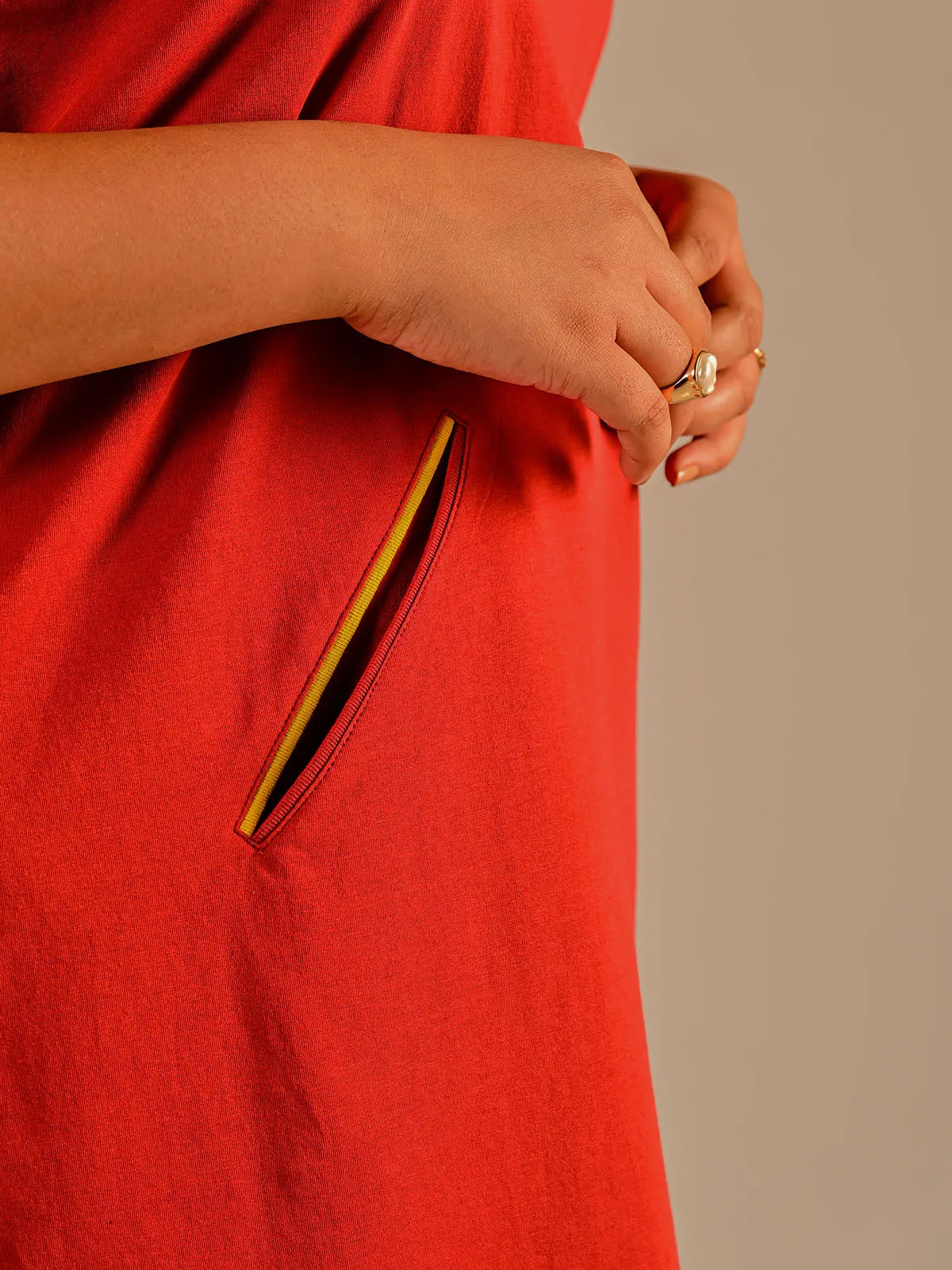 Someone Like You Shift Dress Red