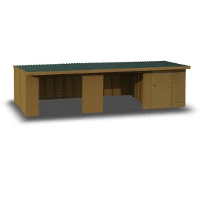 Static Shelter 24x12   Tackroom 6x12
